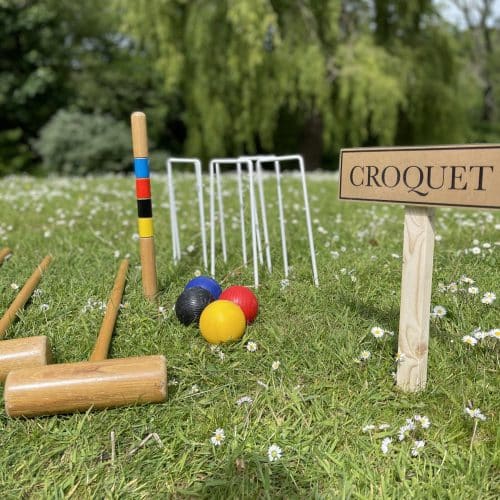 Lawn games to hire - Croquet game