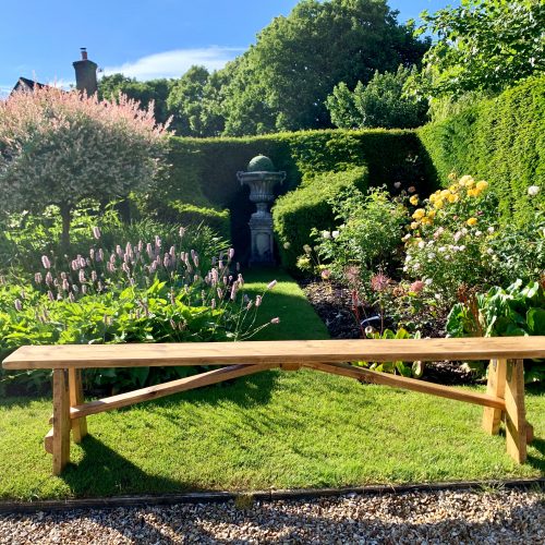 Wooden rustic benches for hire